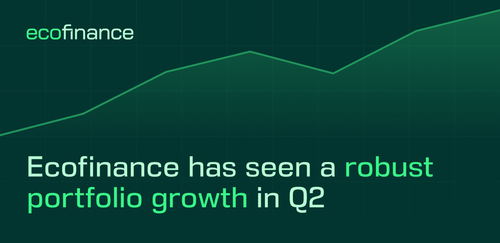 Ecofinance continues to see growth in the second quarter of 2024